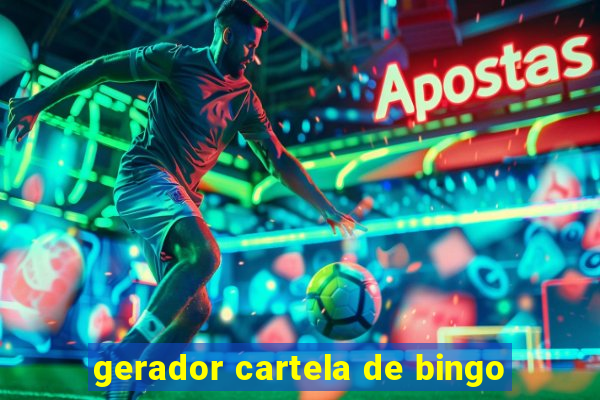 gerador cartela de bingo